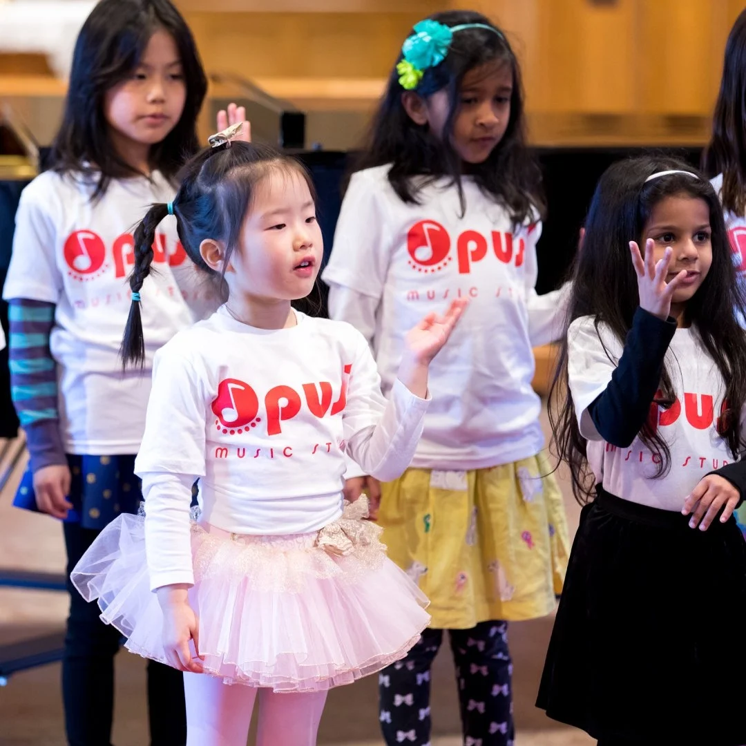 My Opus Choir students at Opus 1 Music Studio