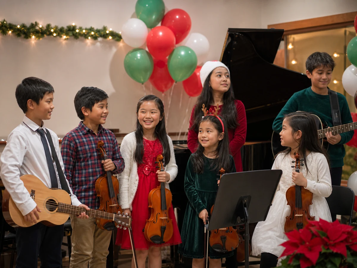 Holiday performance party