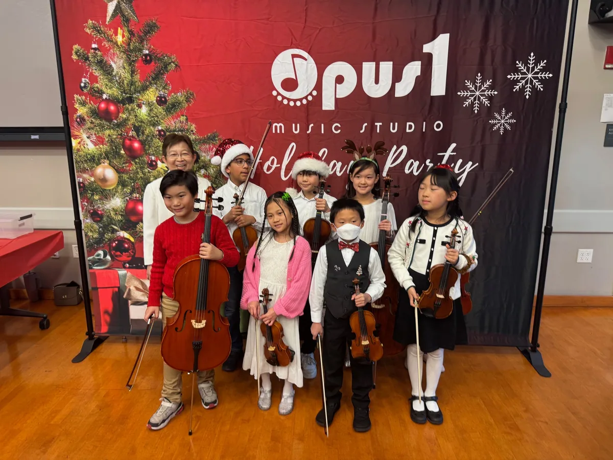 Holiday party student performance