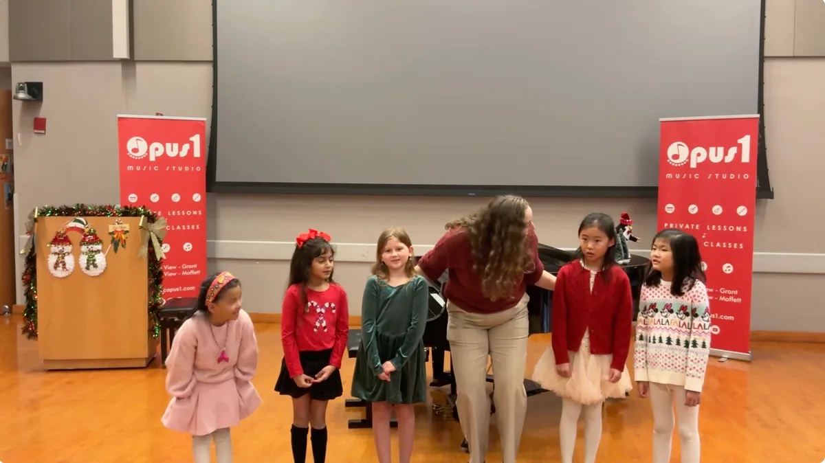 Holiday performance party at Opus 1