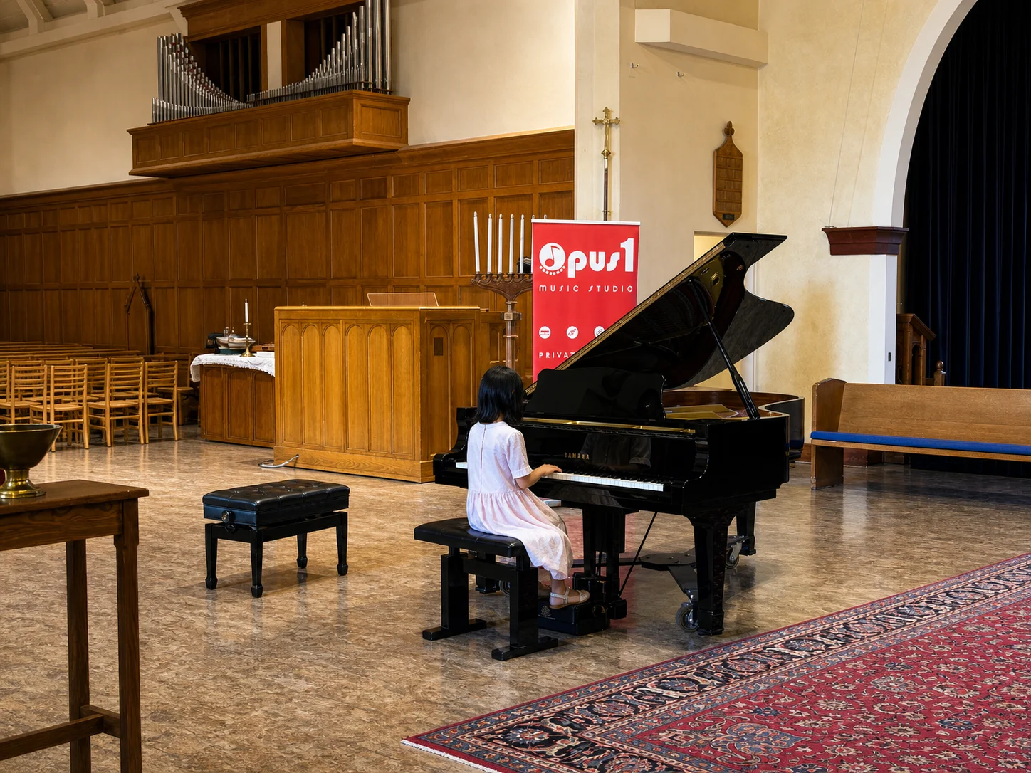 Opus 1 piano recital student