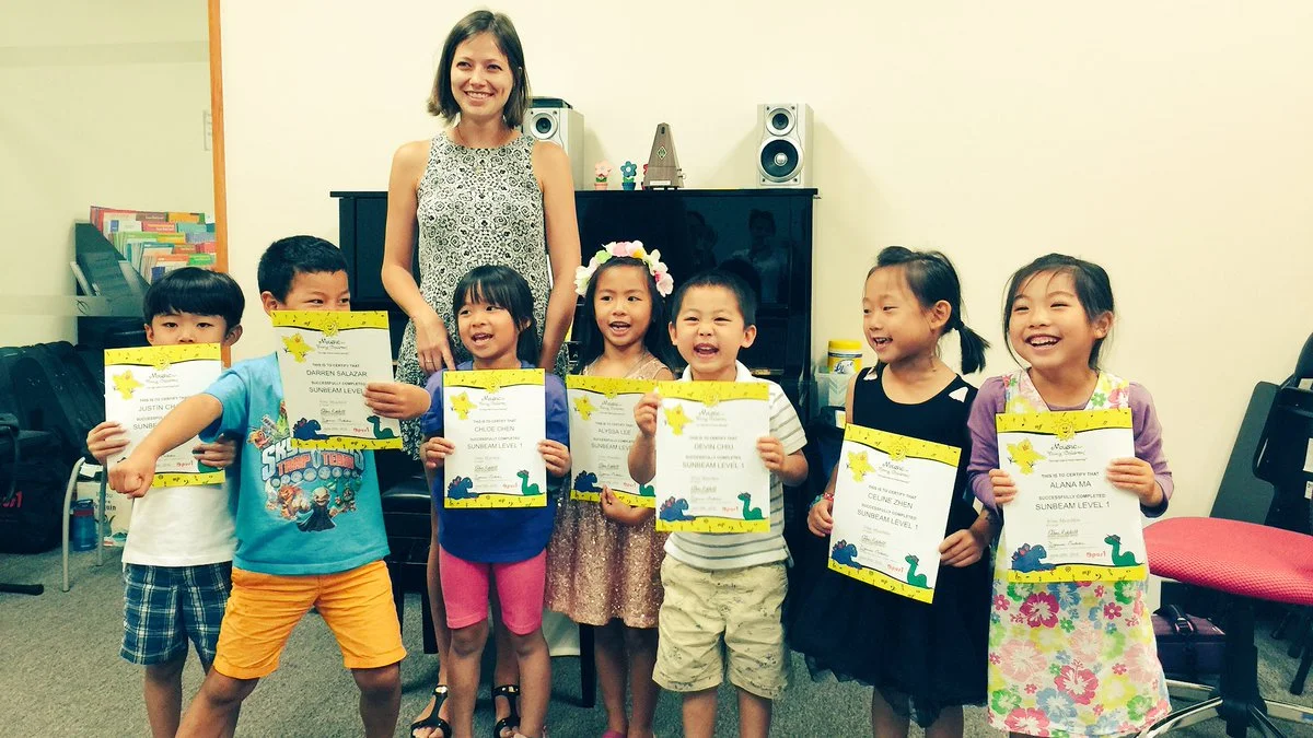 Music for Young Children graduates at Opus 1